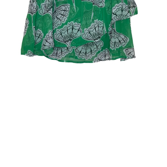 Francescas‎ Women Skirt Emmelee Floral Mini Lined Light Weight Green Medium NWT - Picture 3 of 8